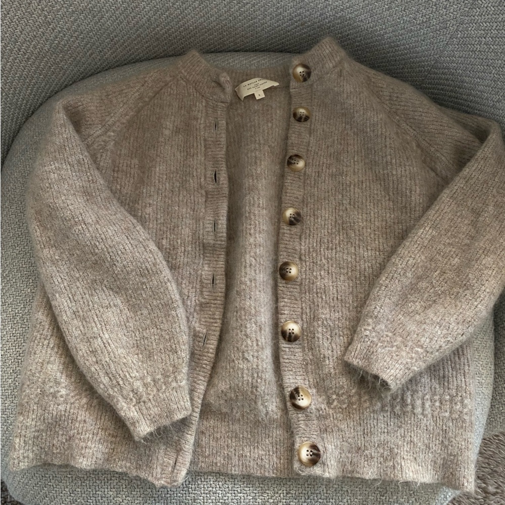 Sezane Othello Wool Cardigan sz Small